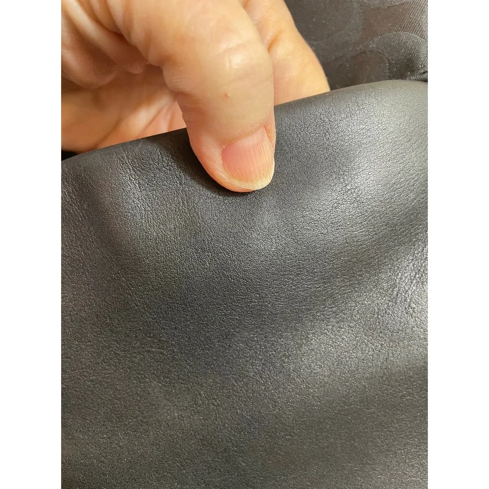 Coach Vintage 1415 Soho Slim Y2K Black Leather‎ Hobo Shoulder Bag Made in Turkey